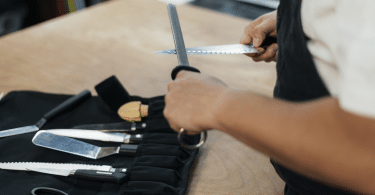 Différents types de couteaux de cuisine