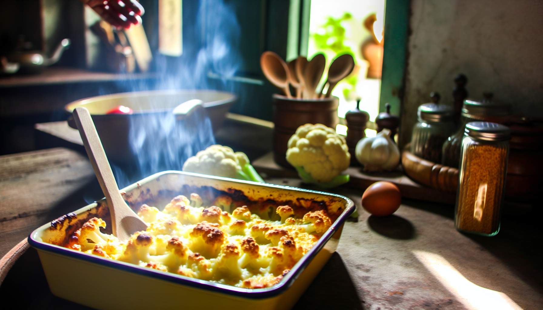 Gratin chou-fleur léger: recette facile et saine 🍽️