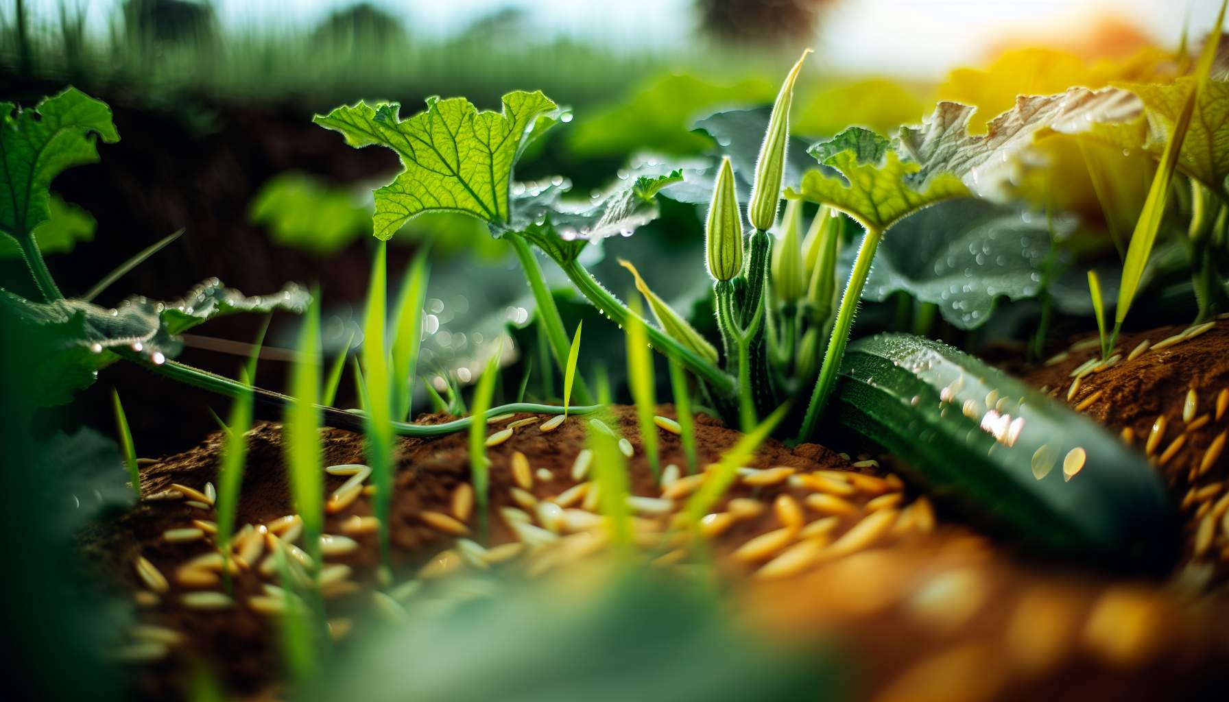 Riz courgettes potager : secret d'une récolte abondante