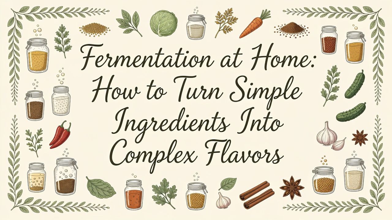 Fermentation at Home: How to Turn Simple Ingredients Into Complex Flavors