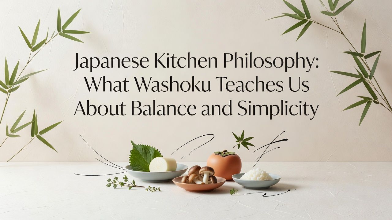 Japanese Kitchen Philosophy: What Washoku Teaches Us About Balance and Simplicity