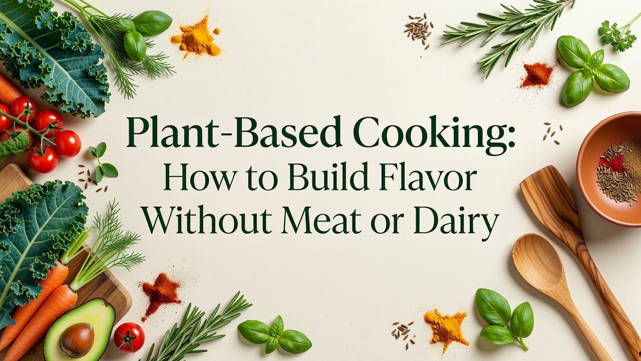 Plant-Based Cooking: How to Build Flavor Without Meat or Dairy