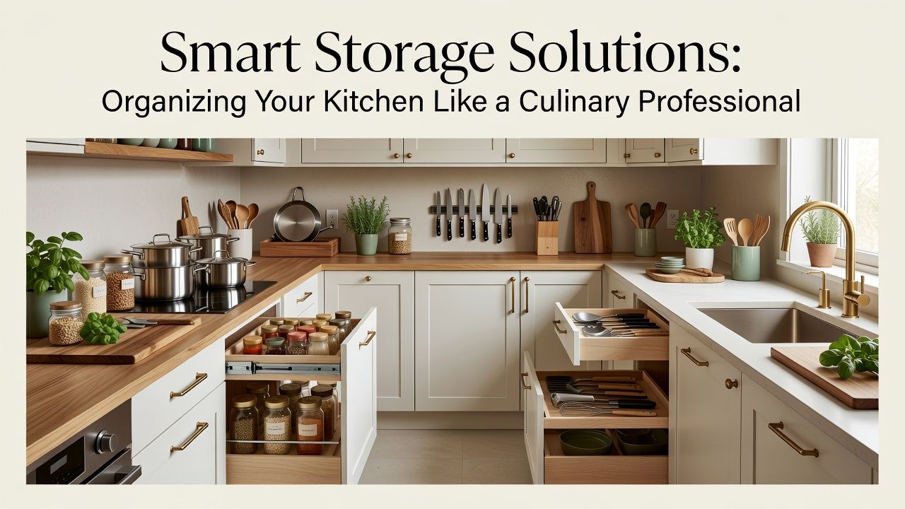 Smart Storage Solutions: Organizing Your Kitchen Like a Culinary Professional