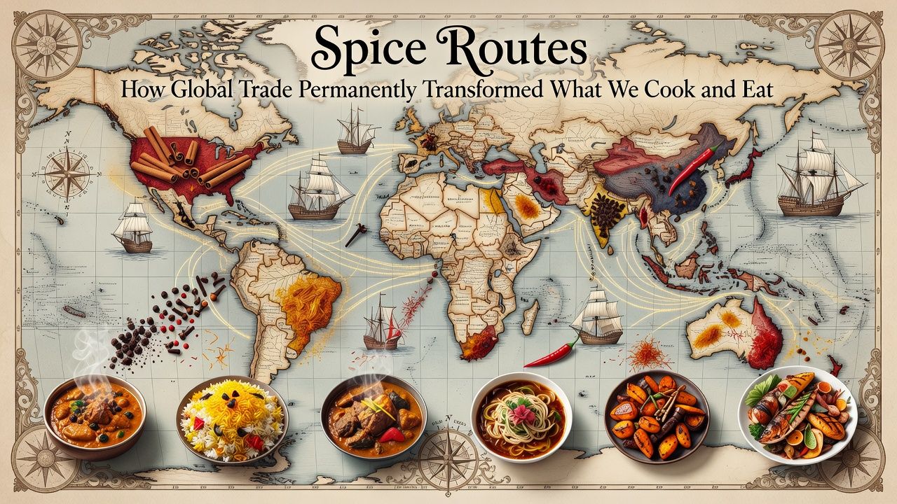 Spice Routes: How Global Trade Permanently Transformed What We Cook and Eat