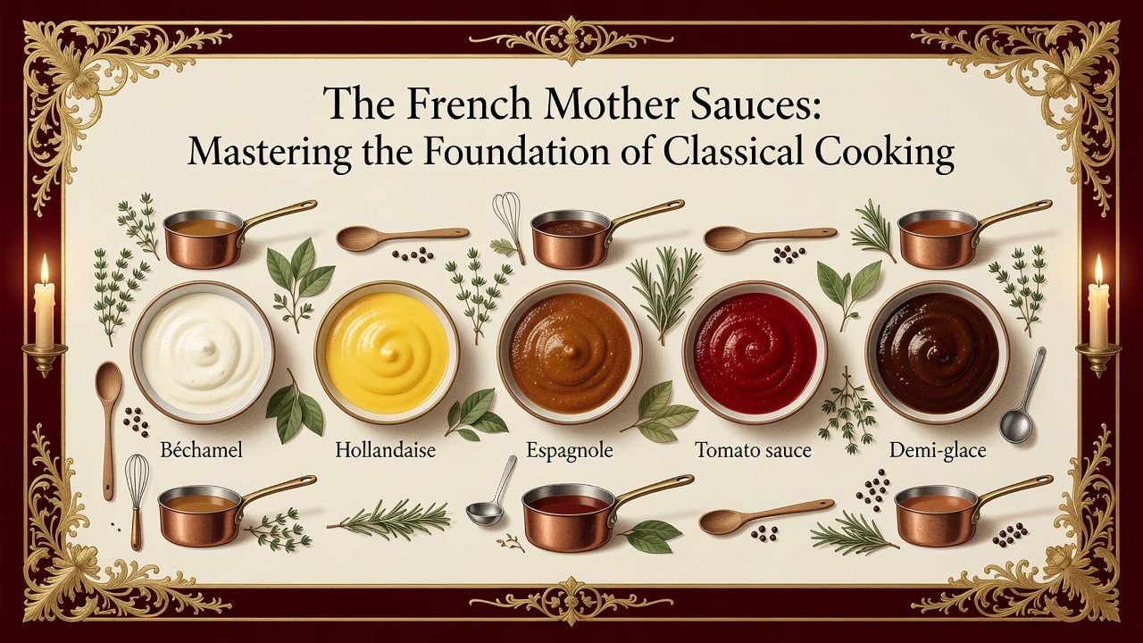 The French Mother Sauces: Mastering the Foundation of Classical Cooking